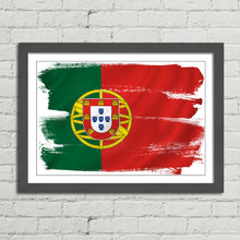 Load image into Gallery viewer, Portugal Flag Brush Paint