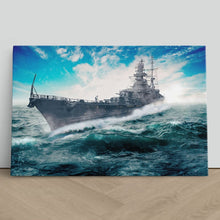 Load image into Gallery viewer, Warship Sailing through the Atlantic