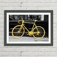 Load image into Gallery viewer, Yellow Bicycle Abstract