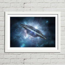 Load image into Gallery viewer, Alien Spaceship UFO in Deep Space