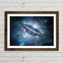 Load image into Gallery viewer, Alien Spaceship UFO in Deep Space