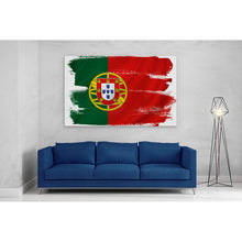 Load image into Gallery viewer, Portugal Flag Brush Paint