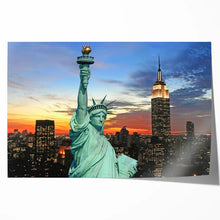 Load image into Gallery viewer, Statue of Liberty New York Skyline