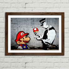 Load image into Gallery viewer, Mario Cop Police Banksy