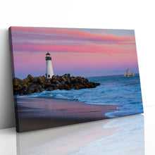 Load image into Gallery viewer, Walton Lighthouse at Sunset