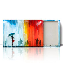 Load image into Gallery viewer, Umbrella Girl Banksy Children Inspired
