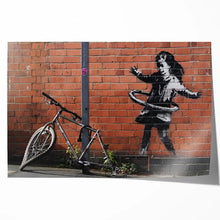 Load image into Gallery viewer, Banksy Hula Bicycle Girl