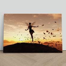 Load image into Gallery viewer, Fairy Tinkerbell and Butterflies at Sunset