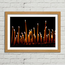 Load image into Gallery viewer, Candles Burning in the Dark