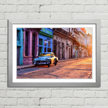 Load image into Gallery viewer, Vintage Blue Car Havana Cuba