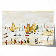 Load image into Gallery viewer, LS Lowry Yachts Painting
