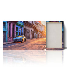 Load image into Gallery viewer, Vintage Blue Car Havana Cuba