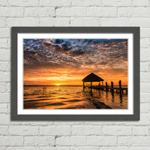 Load image into Gallery viewer, Sunrise Bacalar Coast Mexico