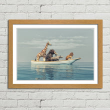 Load image into Gallery viewer, Wild Animals in a Boat