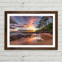 Load image into Gallery viewer, Colourful Beach Sunset Secret Cove Maui