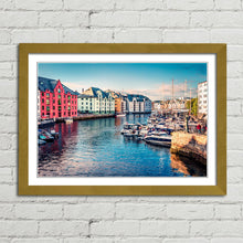 Load image into Gallery viewer, Alesund Port Town Norway