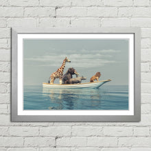 Load image into Gallery viewer, Wild Animals in a Boat