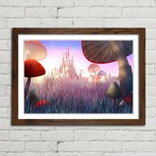 Load image into Gallery viewer, Mushrooms Alice in Wonderland