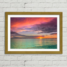 Load image into Gallery viewer, Sunset on Ala Moana Beach Hawaii