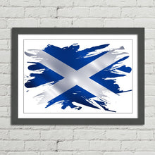 Load image into Gallery viewer, Scotland Flag Brush Paint