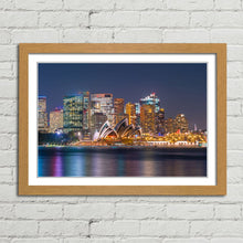 Load image into Gallery viewer, Sydney Harbour Skyline at Night