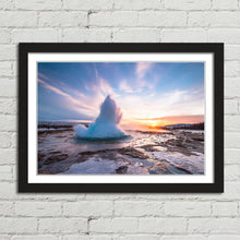 Load image into Gallery viewer, Geyser Eruption in Reykjavik Iceland
