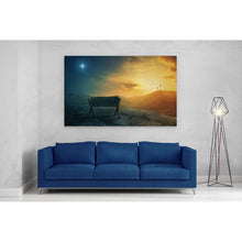 Load image into Gallery viewer, Manger and Crosses at Sunrise