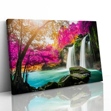 Load image into Gallery viewer, Waterfall in Colourful Autumn Forest
