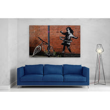 Load image into Gallery viewer, Banksy Hula Bicycle Girl