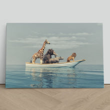 Load image into Gallery viewer, Wild Animals in a Boat