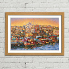 Load image into Gallery viewer, Golden Horn Bay Istanbul Oil Painting
