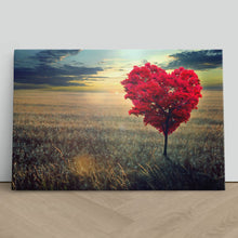 Load image into Gallery viewer, Red Heart Tree Abstract