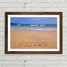 Load image into Gallery viewer, Vietnam Sign in Sand Beach