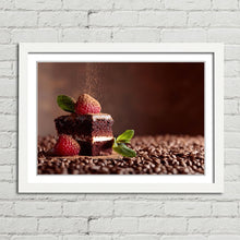 Load image into Gallery viewer, Chocolate Cake with Raspberry and Mint