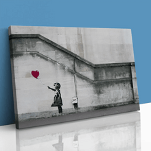Load image into Gallery viewer, Banksy Heart Balloon Girl