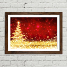 Load image into Gallery viewer, Shining Christmas Tree with Golden Glitter
