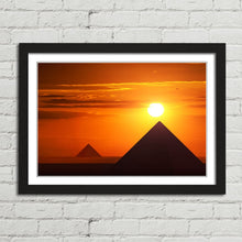 Load image into Gallery viewer, Pyramids in Sunset Giza Cairo