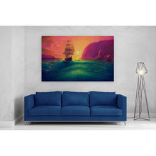 Load image into Gallery viewer, Sailing Ship at Sea Oil Painting
