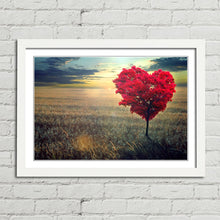 Load image into Gallery viewer, Red Heart Tree Abstract