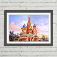 Load image into Gallery viewer, St Basils Cathedral Winter Red Square Moscow
