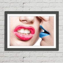 Load image into Gallery viewer, Girl Mouths Kissing Lips