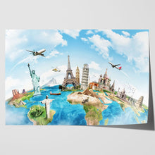 Load image into Gallery viewer, Travel the World Monuments Map