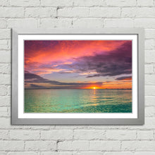 Load image into Gallery viewer, Sunset on Ala Moana Beach Hawaii