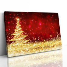 Load image into Gallery viewer, Shining Christmas Tree with Golden Glitter