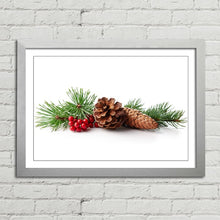 Load image into Gallery viewer, Christmas Decoration Holly Berry Pine Cone