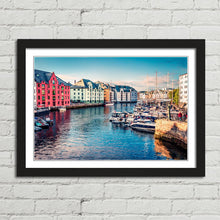 Load image into Gallery viewer, Alesund Port Town Norway