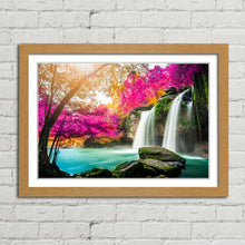 Load image into Gallery viewer, Waterfall in Colourful Autumn Forest