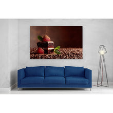 Load image into Gallery viewer, Chocolate Cake with Raspberry and Mint