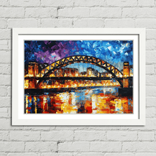 Load image into Gallery viewer, Tyne Bridge Leonid Afremov Inspired