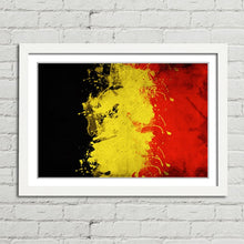 Load image into Gallery viewer, Belgium Flag Paint Splash